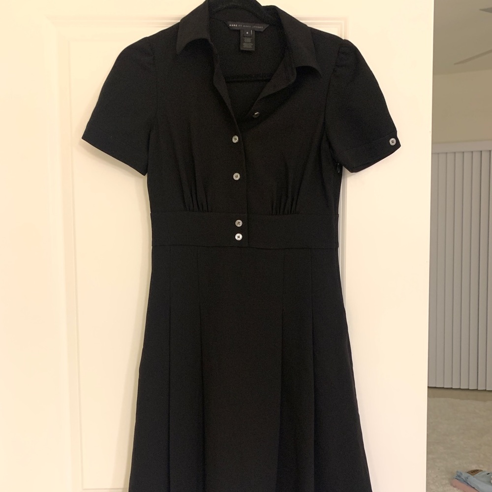 Marc by Marc Jacobs black short sleeve dress sz 0